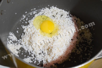 برنج و تخم مرغ