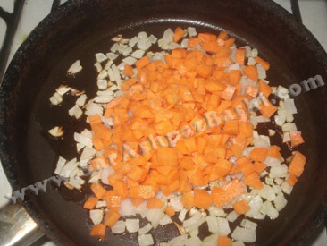 تفت دادن هویج