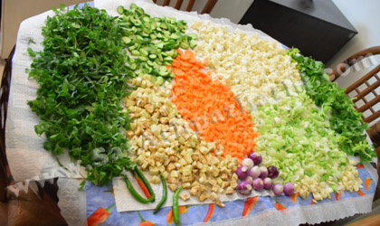 خشک کردن سبزیجات