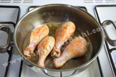 سرخ کردن مرغها
