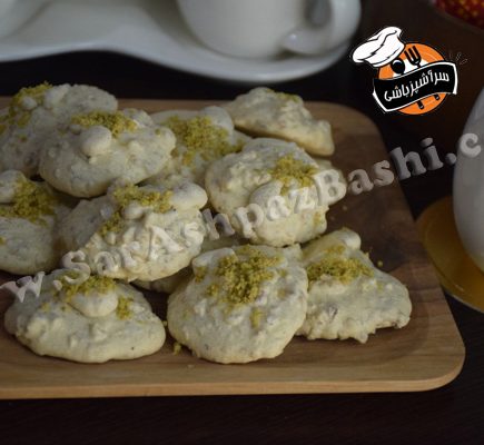 شیرینی پفکی گردویی