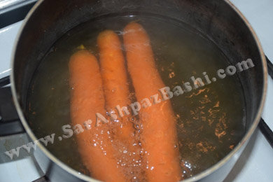 پختن هویج
