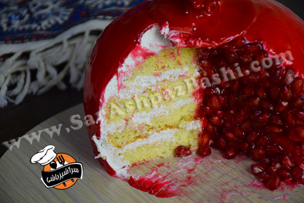 کیک انار یلدا (۵)